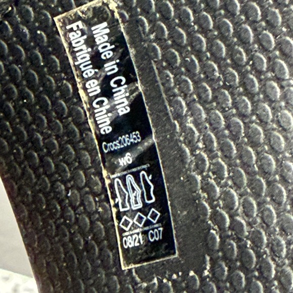 Crocs Brooklyn Low Wedge Platform Sandals Women's Size 6 Black Mushroom - Picture 7 of 7